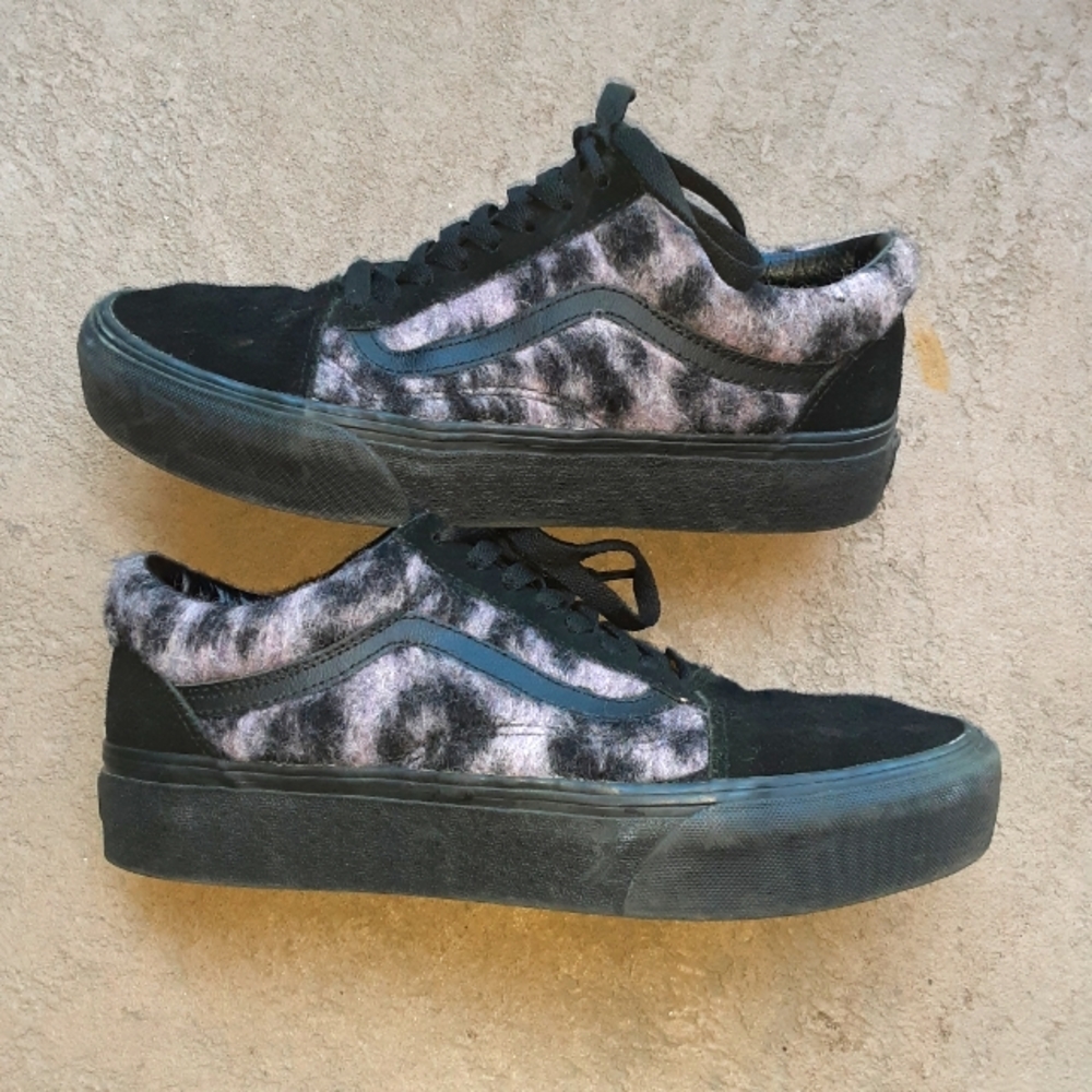 Vans Furry platform sneakers